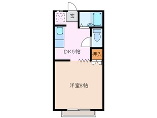 伊勢松本駅 徒歩8分 2階の物件間取画像